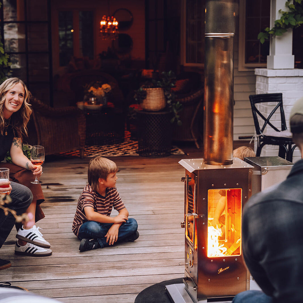 Timber Stoves Revere Wood Pellet Patio Heater - WPPHR1.0