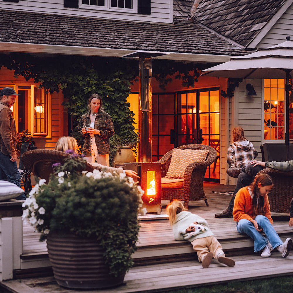 Timber Stoves Big Timber Wood Pellet Patio Heater - WPPHBTSS1.0