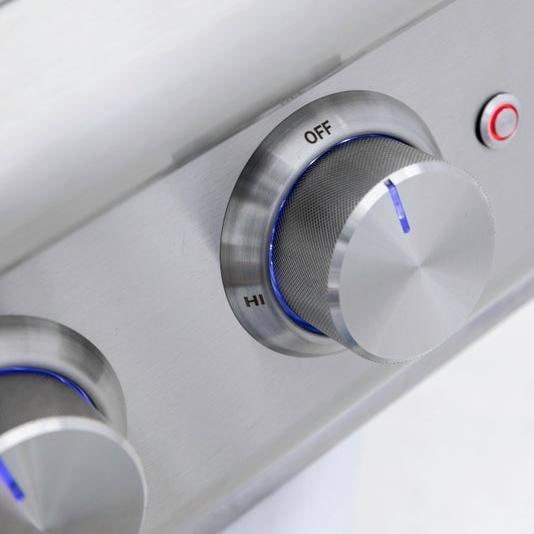 Blaze LTE High Performance Built-In Power Burner with Wok Ring & Stainless Steel Lid