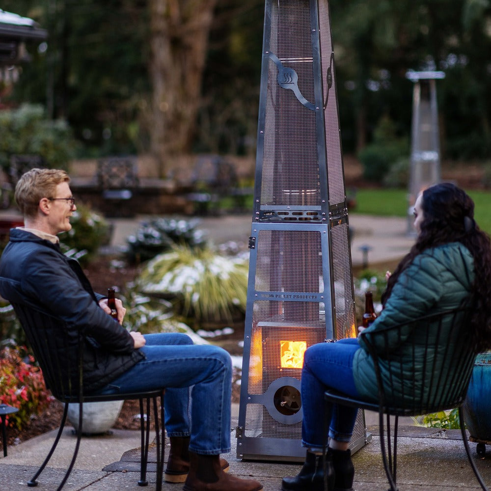 Timber Stoves Lil Timber Wood Pellet Patio Heater With Elite Safety Cage - WPPHLTSS1.0+CG