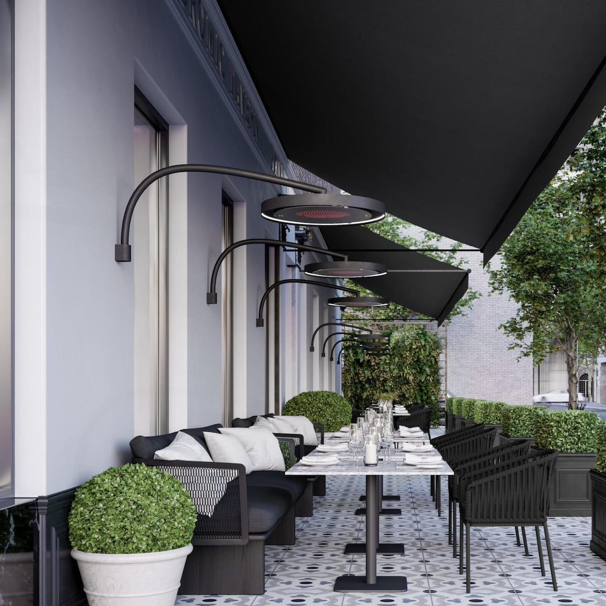 Bromic Eclipse Wall Mount Pole