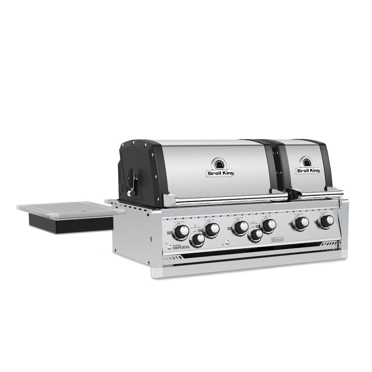 Broil King Imperial S690 6-Burner Built-In Gas Grill With Rotisserie & Side Burner