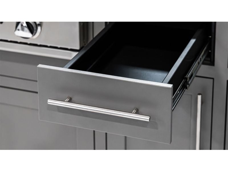 Challenger Designs 7-Ft Outdoor Kitchen Island with 32-Inch Delta Heat Gas Grill