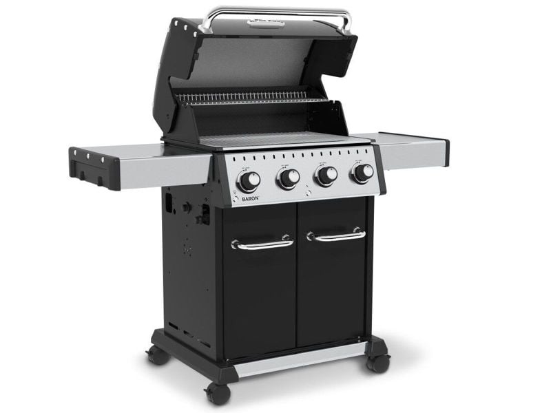 Broil King Baron 440 PRO 4-Burner Gas Grill With With Side Burner