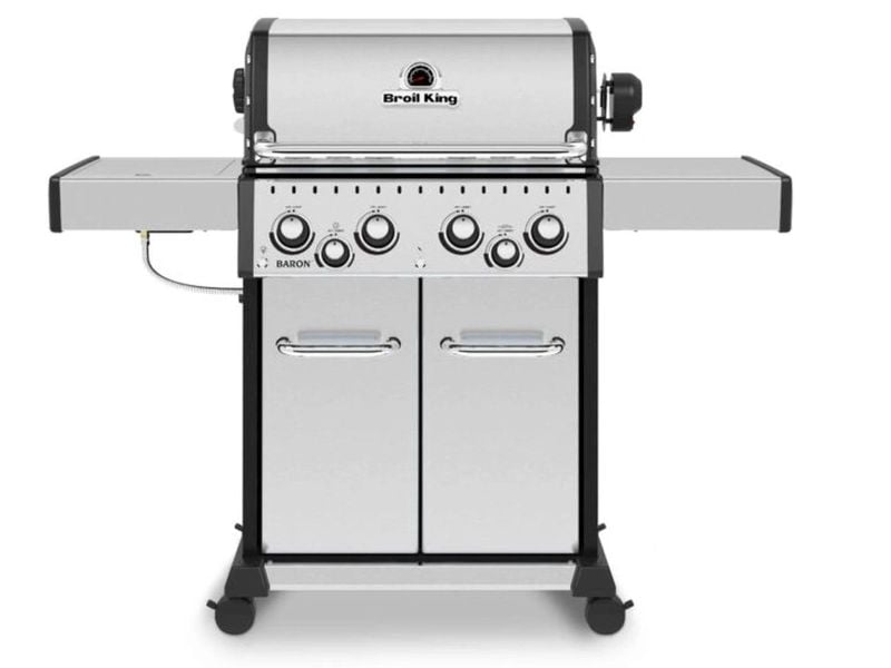 Broil King Baron S 490 PRO IR 4-Burner Gas Grill With Rotisserie and Sear Station