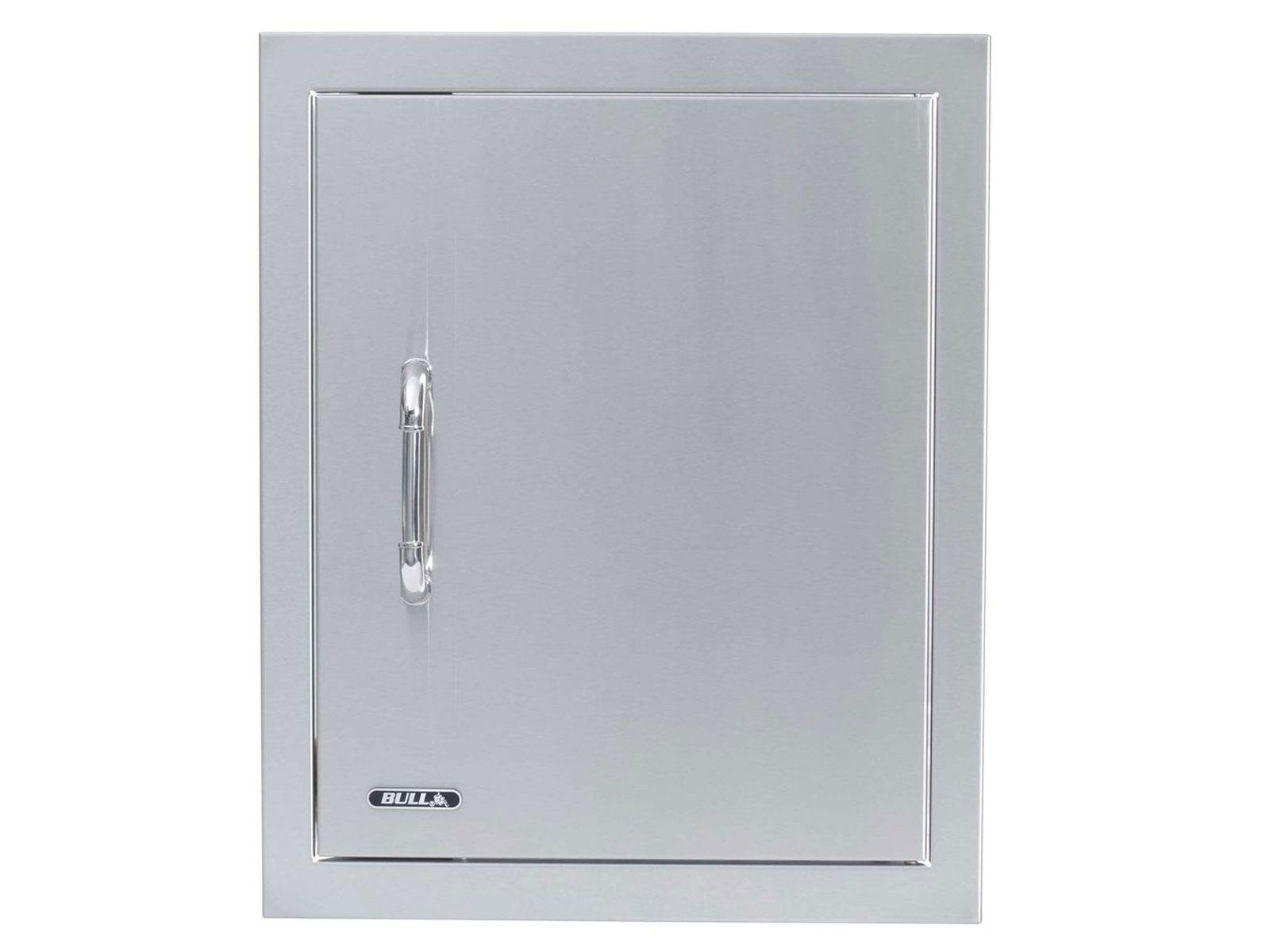 Bull 18-Inch Right Hinged Stainless Steel Single Vertical Access Door with Reveal