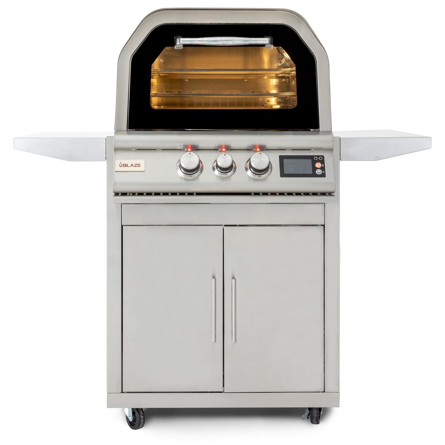 Blaze 26-Inch Freestanding Outdoor Oven W/Rotisserie & Cart