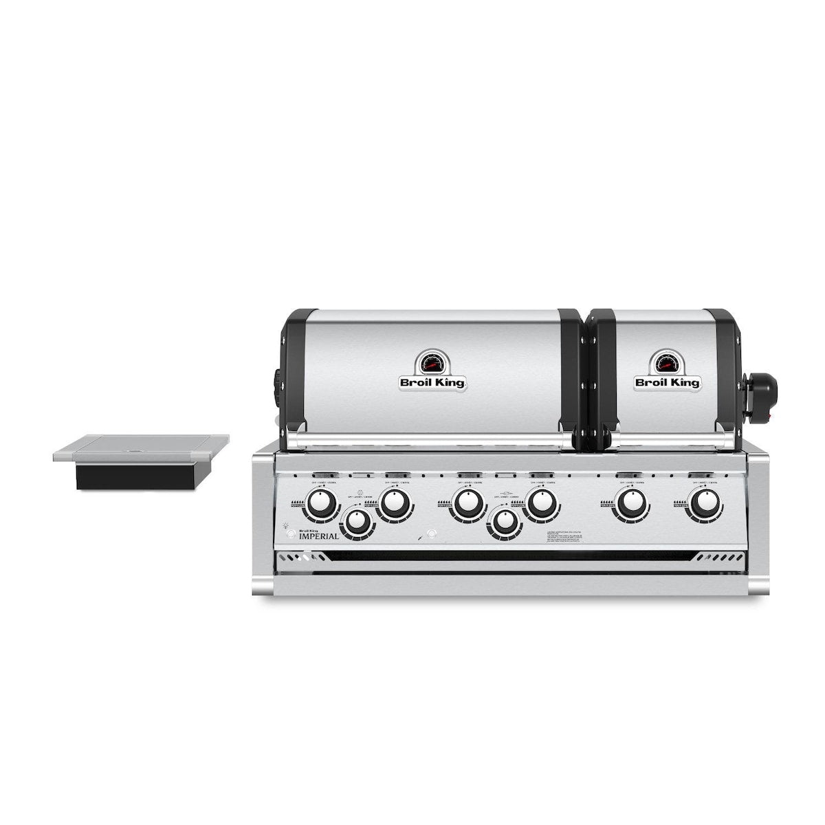 Broil King Imperial S690 6-Burner Built-In Gas Grill With Rotisserie & Side Burner