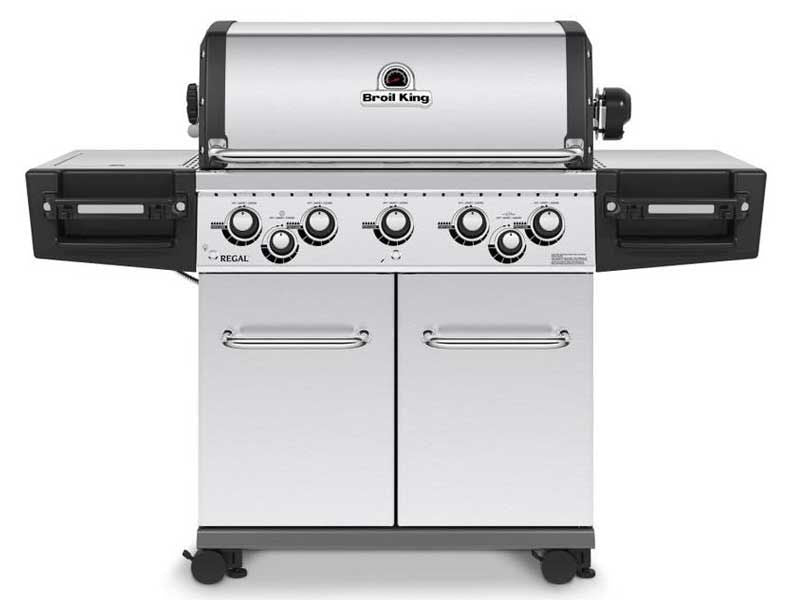 Broil King Regal S590 Pro IR 5-Burner Gas Grill With Rotisserie & Infrared Side Burner