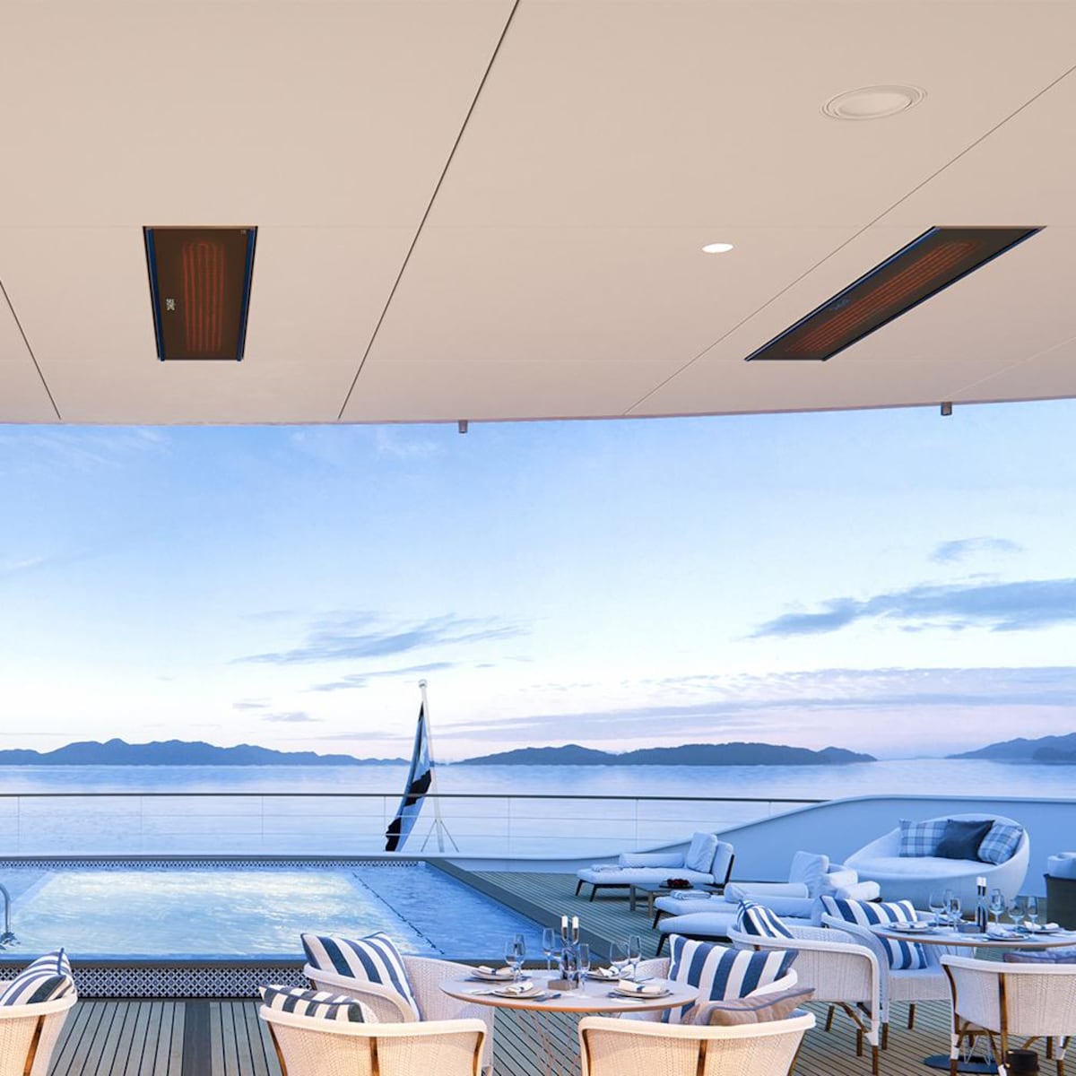 Bromic Marine Grade Ceiling Recess Kit for 3400W Platinum Electric