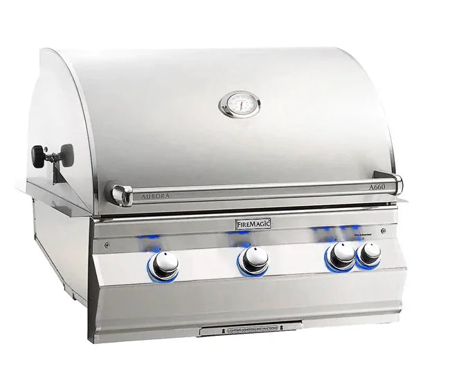 Fire Magic 30-Inch Aurora A660i Build-In Grill (With Rotisserie)