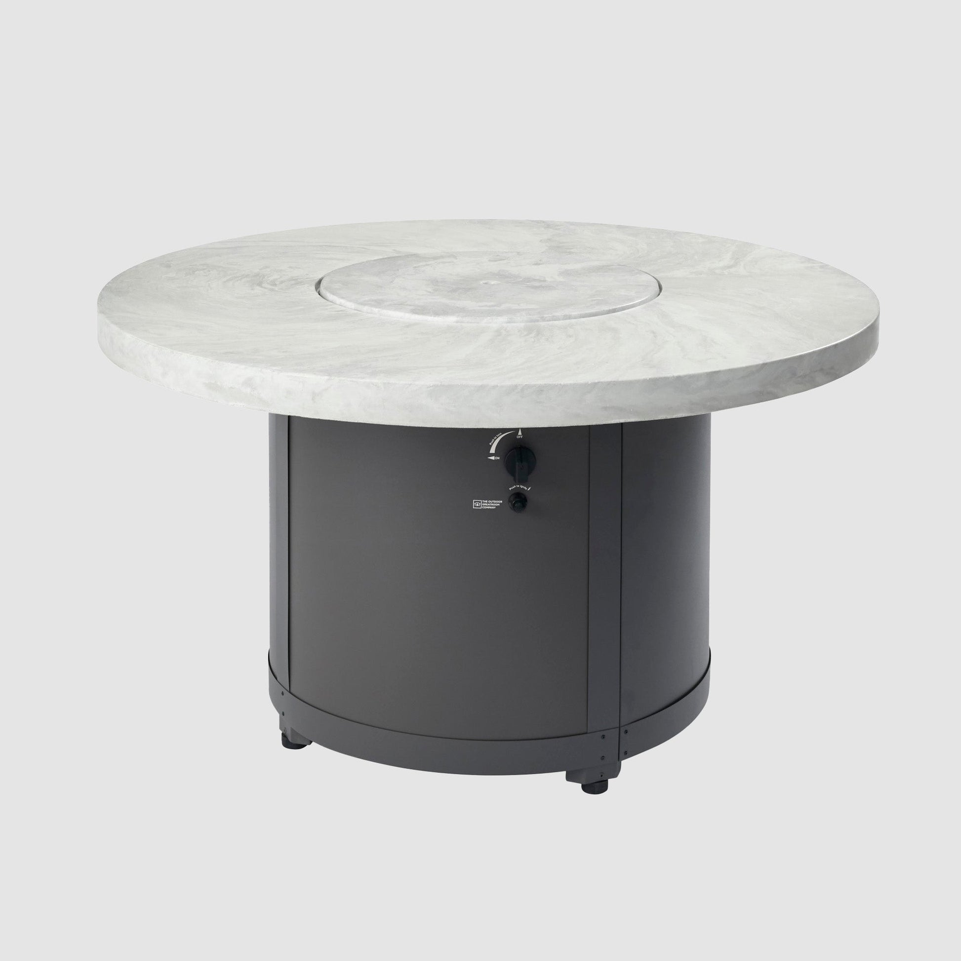 Beacon Round Gas Fire Pit Table