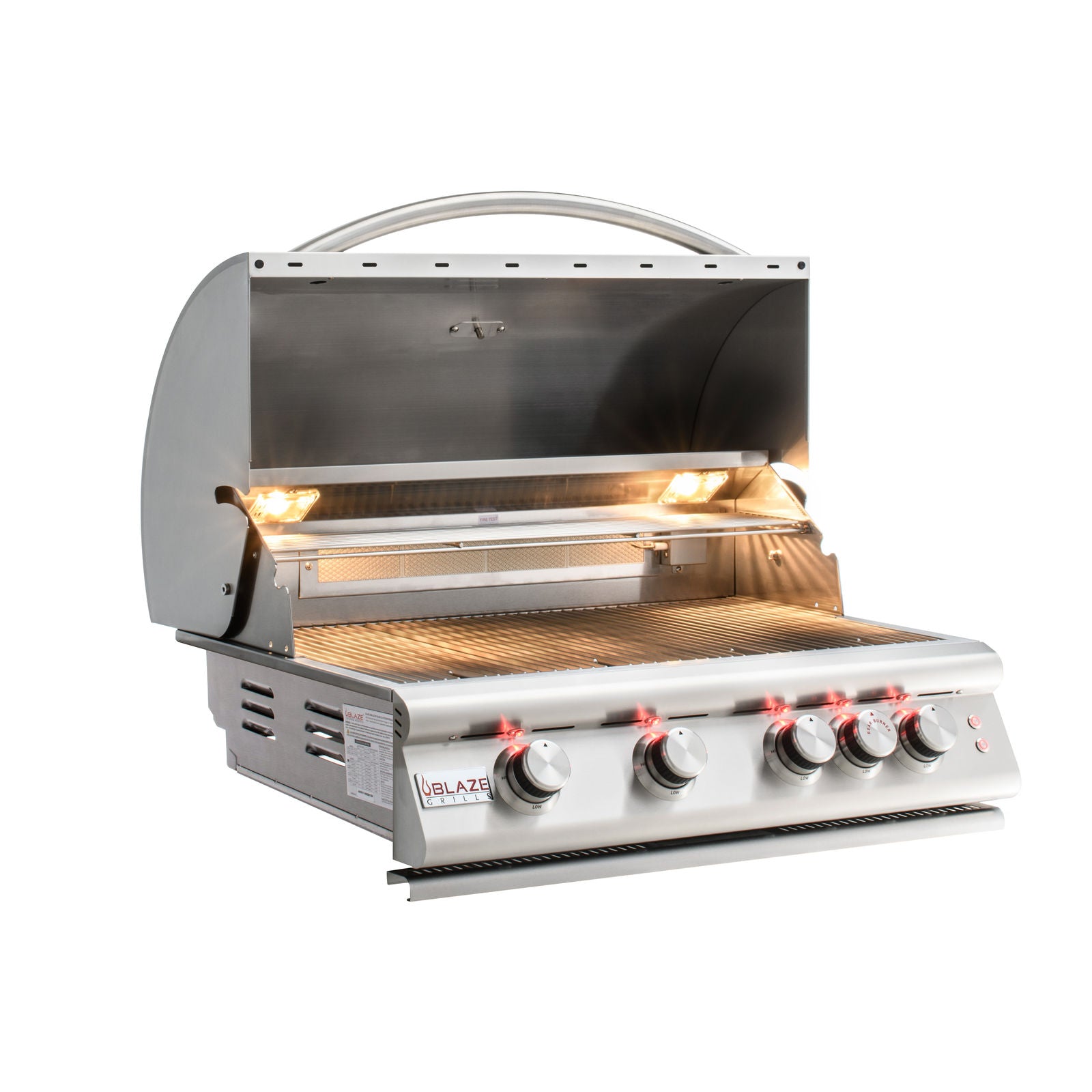 Blaze LTE 32-Inch 4-Burner Built-In Gas Grill with Rear Infrared Burner & Grill Lights (BLZ-4LTE2)