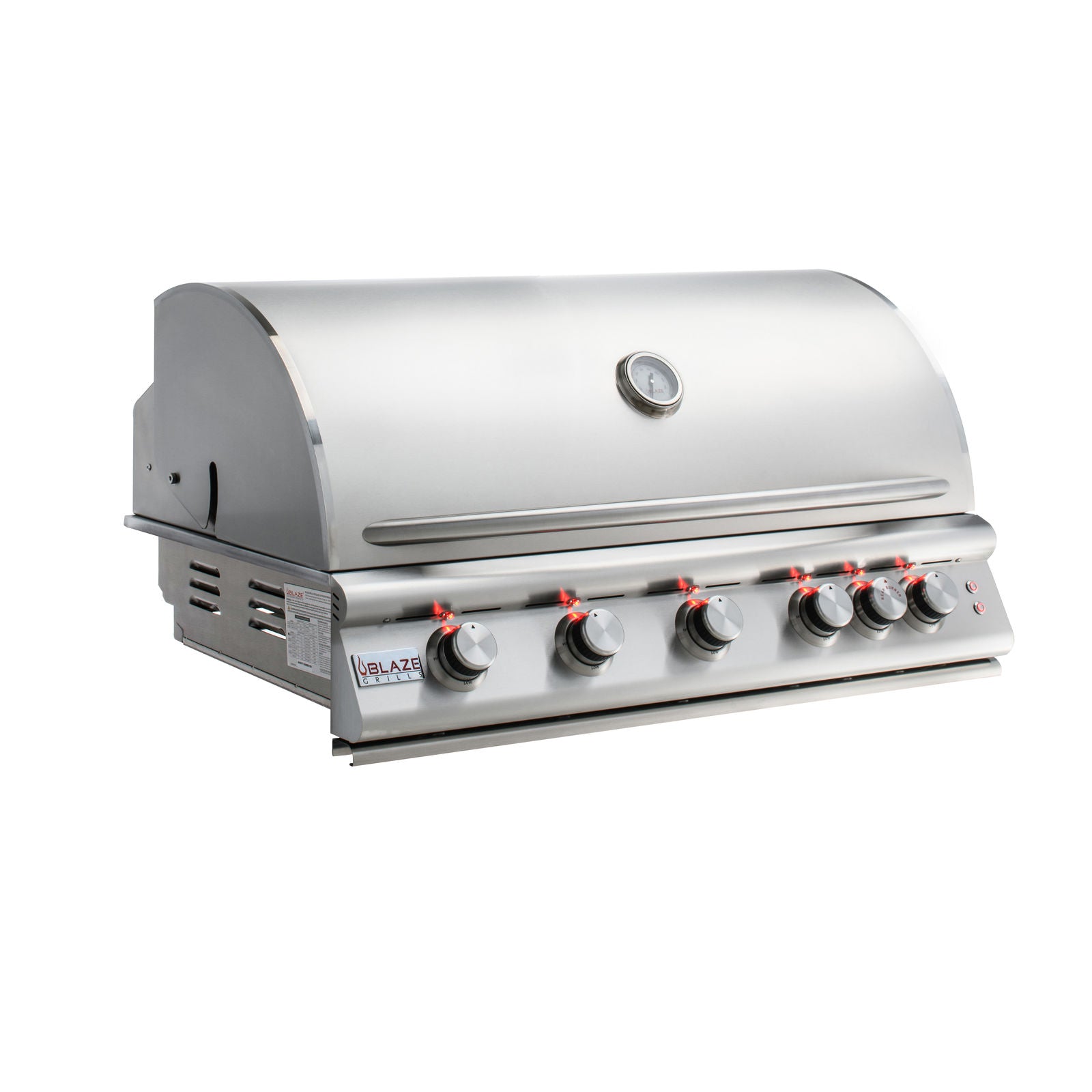 Blaze LTE 40-Inch 5-Burner Built-In Gas Grill with Rear Infrared Burner and Grill Lights