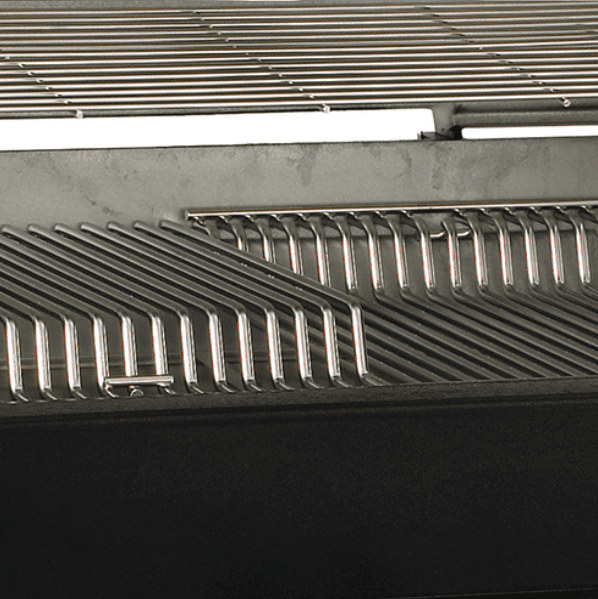 Broilmaster Super Premium Gas Grill On Black Patio Post