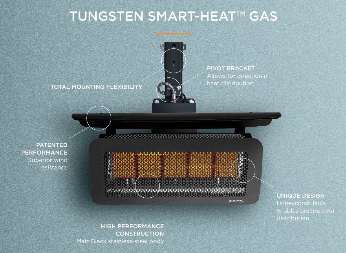 Bromic Tungsten Smart-Heat 500-Series Gas Heater