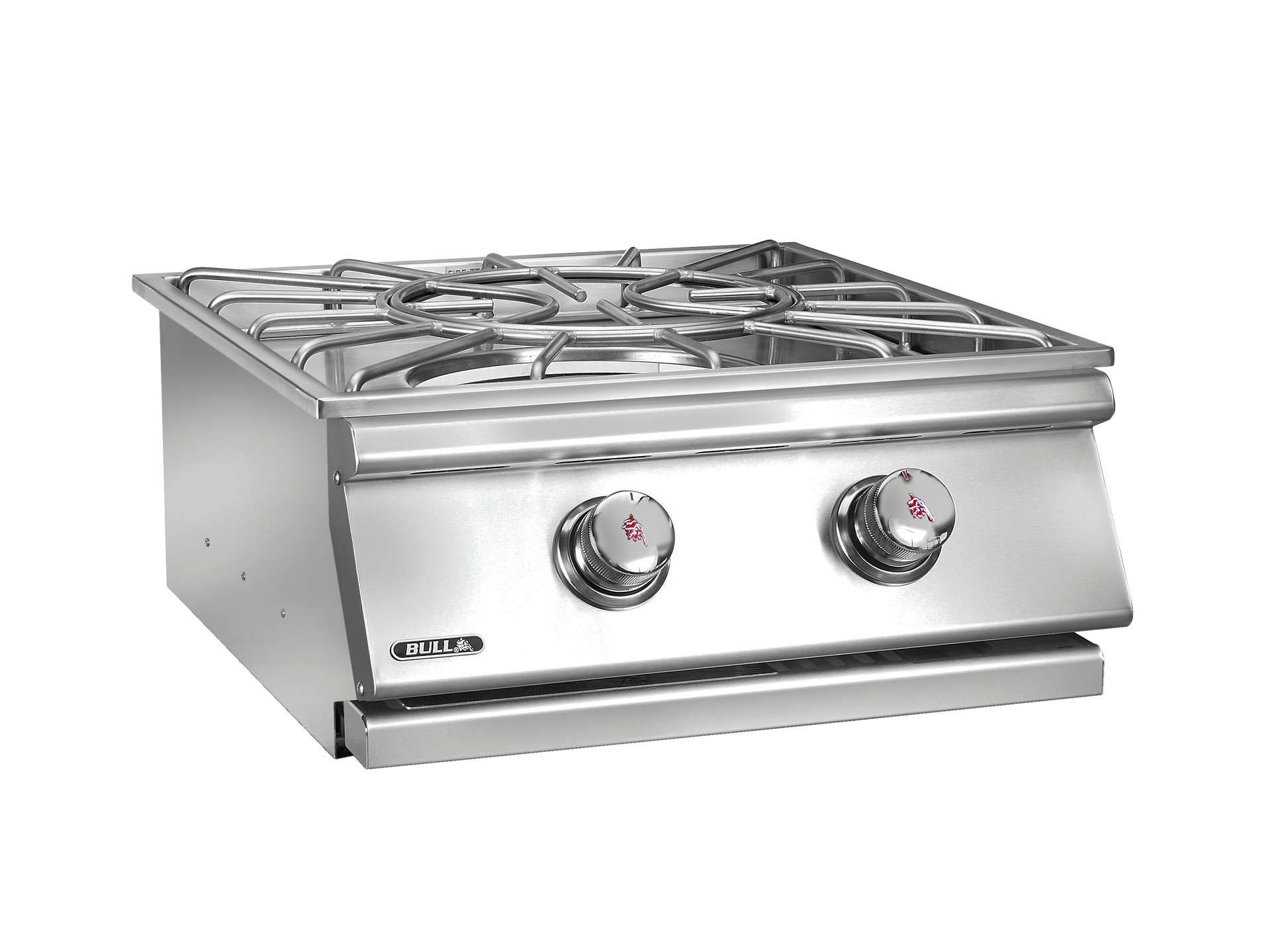 Bull Built-In Gas Stainless Steel Power Burner with Stainless Steel Lid