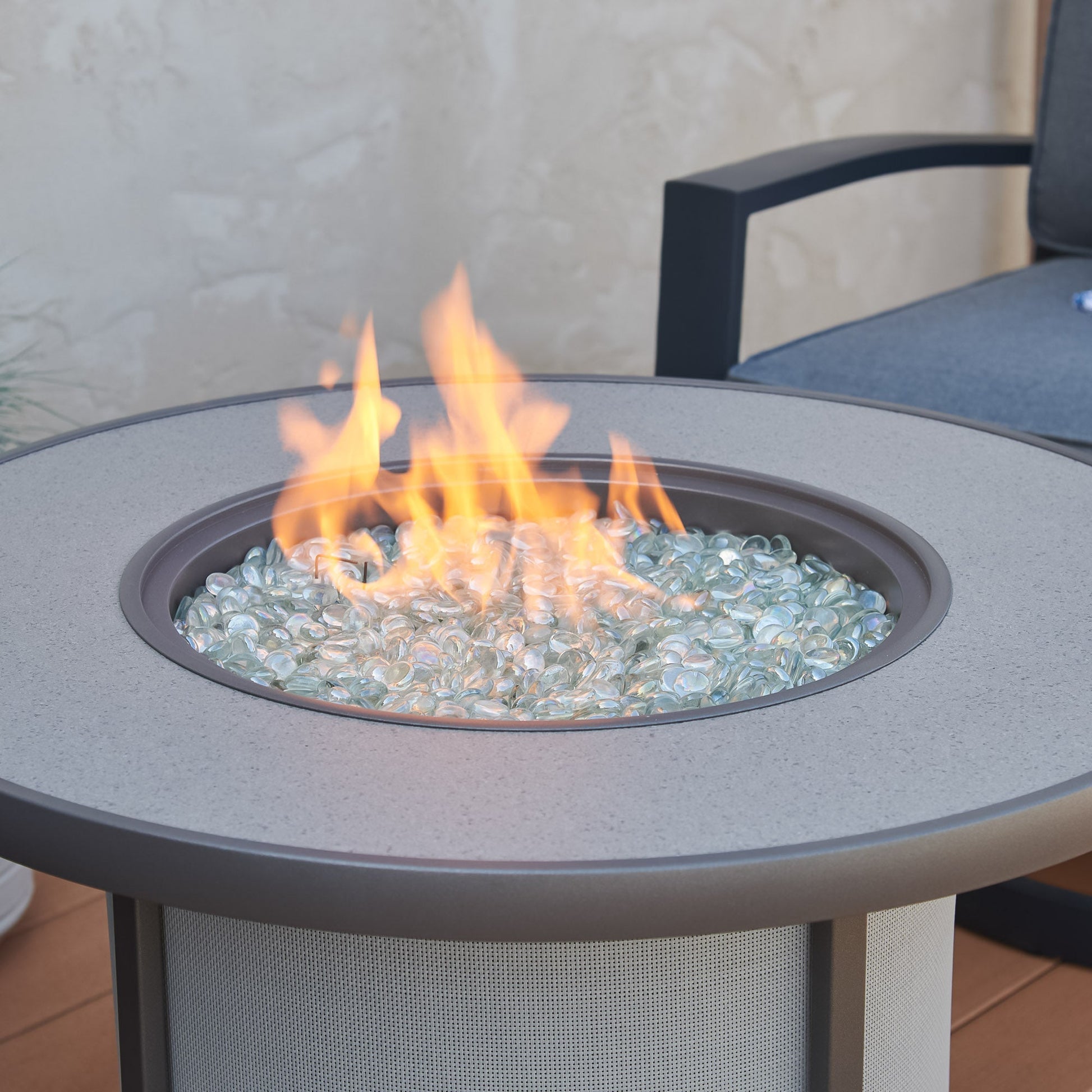 Stonefire Round Gas Fire Pit Table