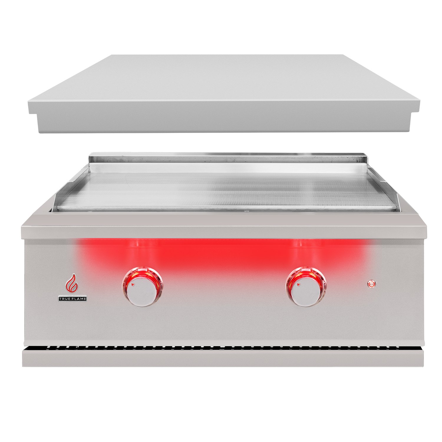 TrueFlame Built-In Gas Griddle with LED Illumination & Large Cooking Surface