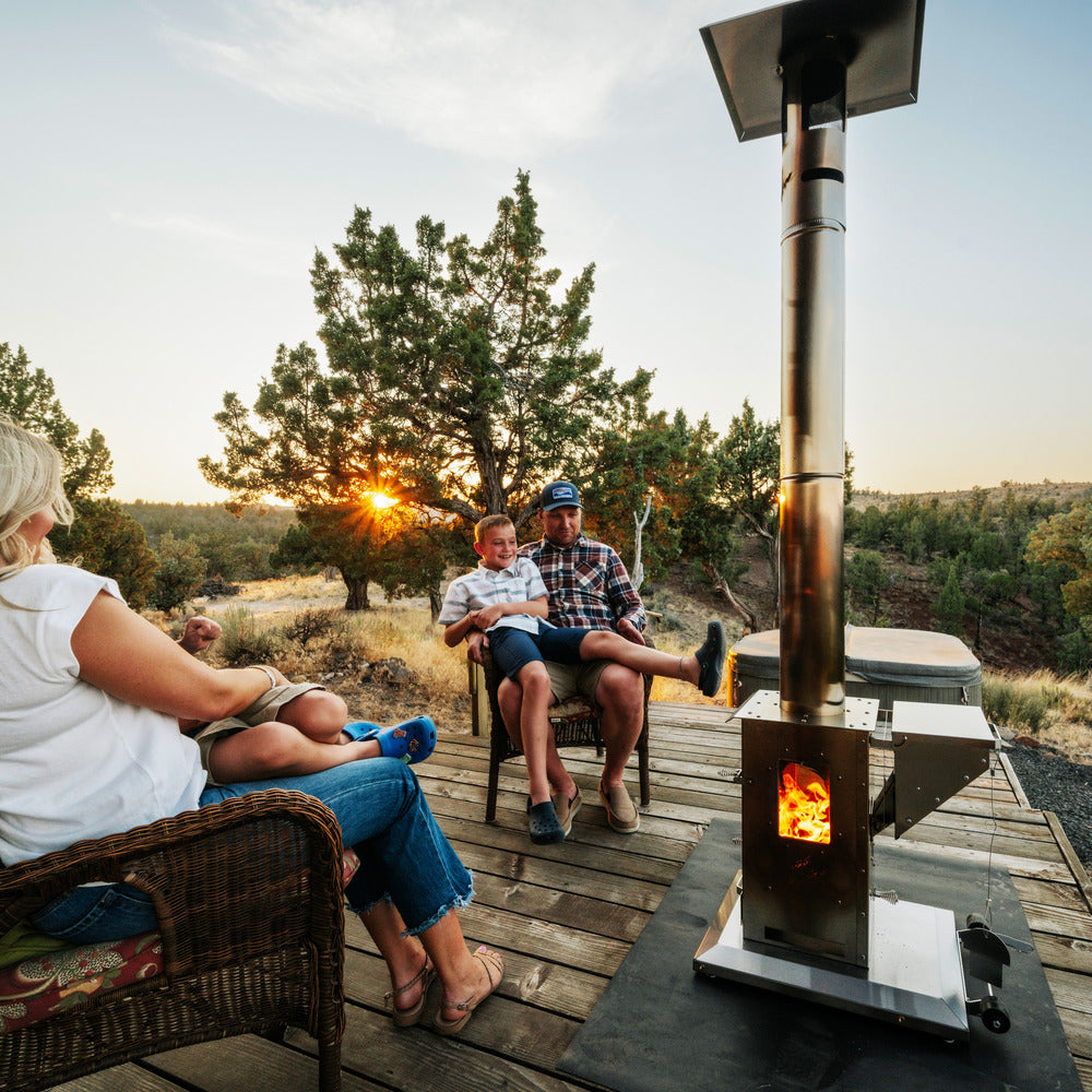 Timber Stoves Lil Timber Wood Pellet Patio Heater - WPPHLTSS1.0