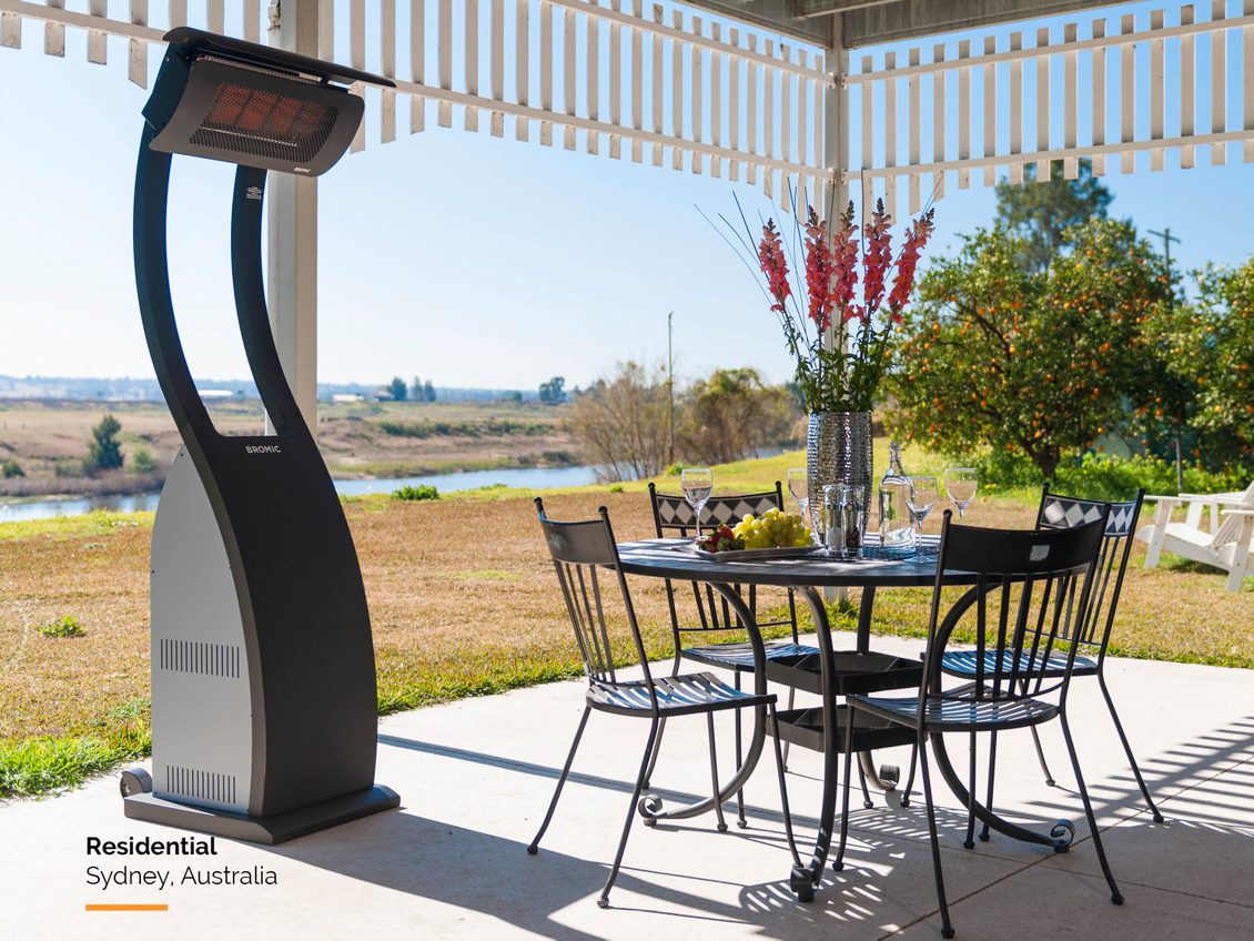 Bromic Tungsten Smart-Heat Portable 500 Series Freestanding Heater