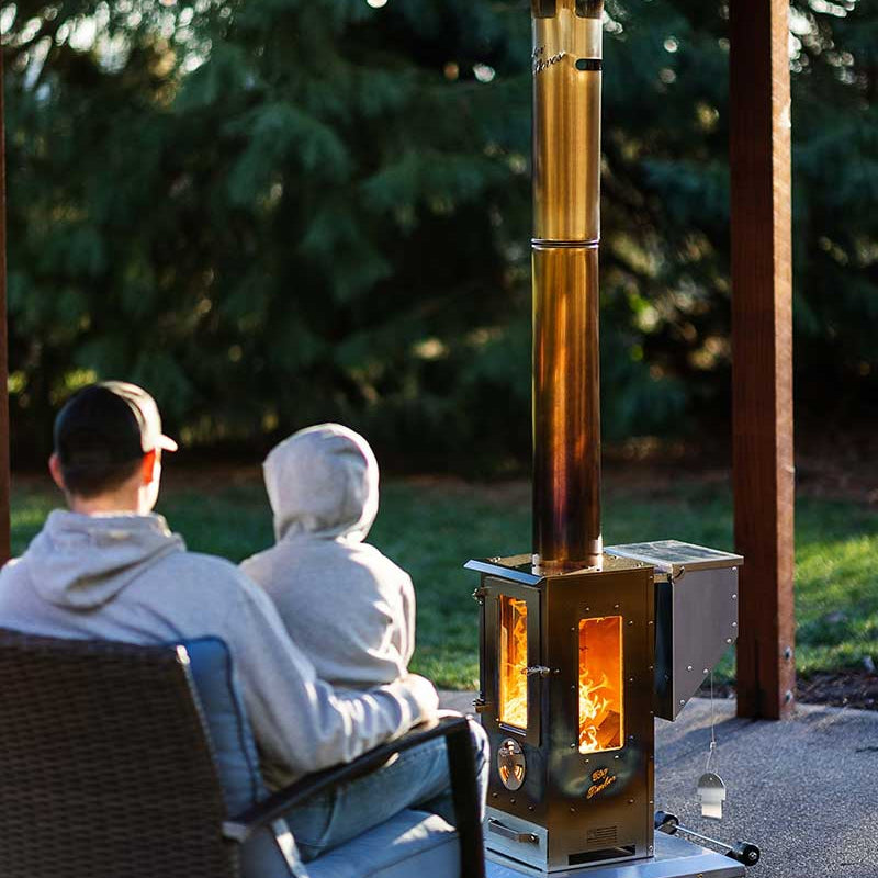 Timber Stoves Big Timber Wood Pellet Patio Heater