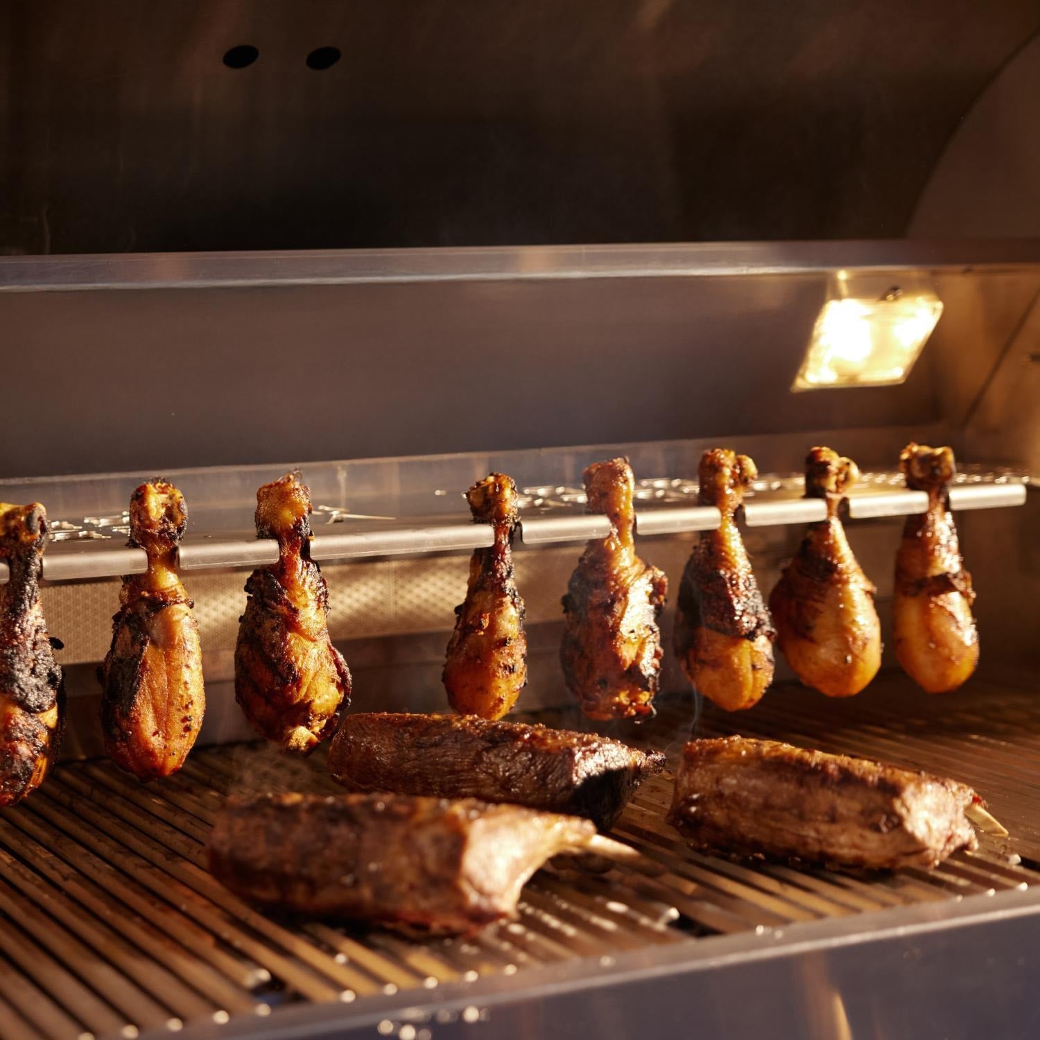 Blaze LTE PRO 40-Inch 5-Burner Built-in Grill w/ Digital Temperature Screen and Rear Infrared Burner