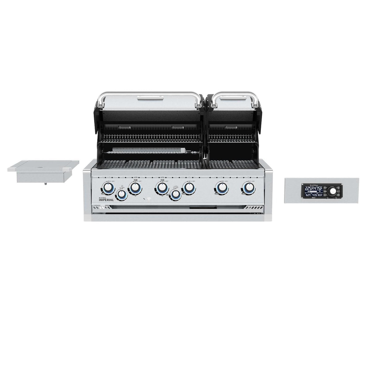 Broil King Imperial QS690 6-Burner Built-In Gas Grill With Rotisserie, Side Burner & iQue™ Technology Control