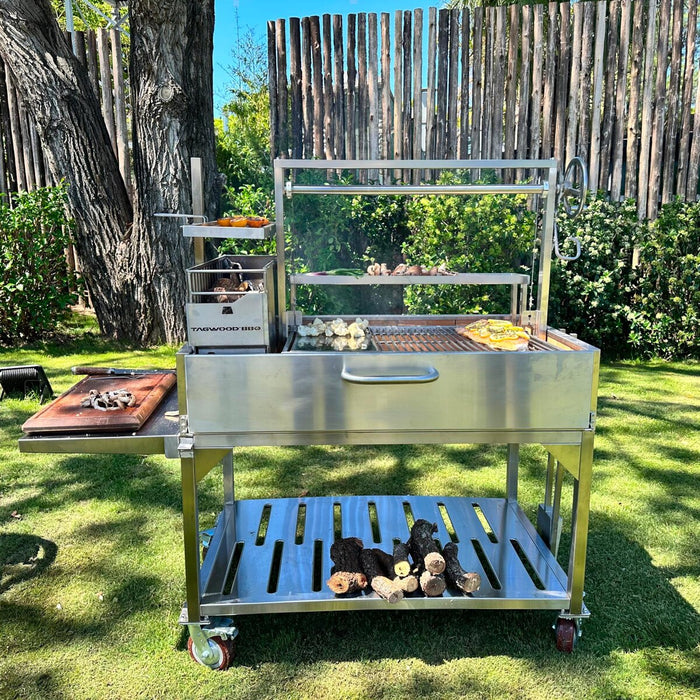 Tagwood BBQ XL Argentine Santa Maria Wood Fire & Charcoal Grill - BBQ23SS