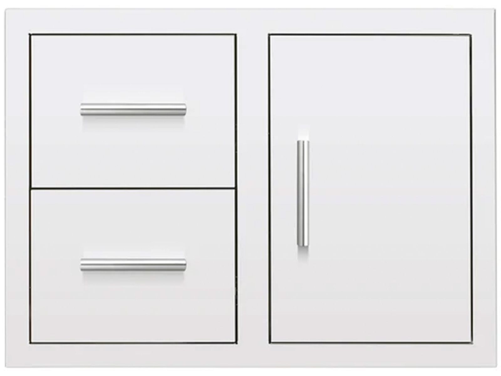 Summerset Stainless Steel 2-Drawer and Access Door Combo with Hidden Hinge