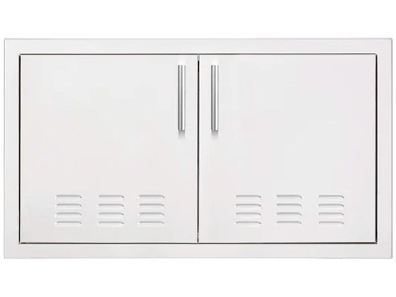 Summerset 33-Inch Stainless Steel Vented Double Access Door with Hidden Hinge