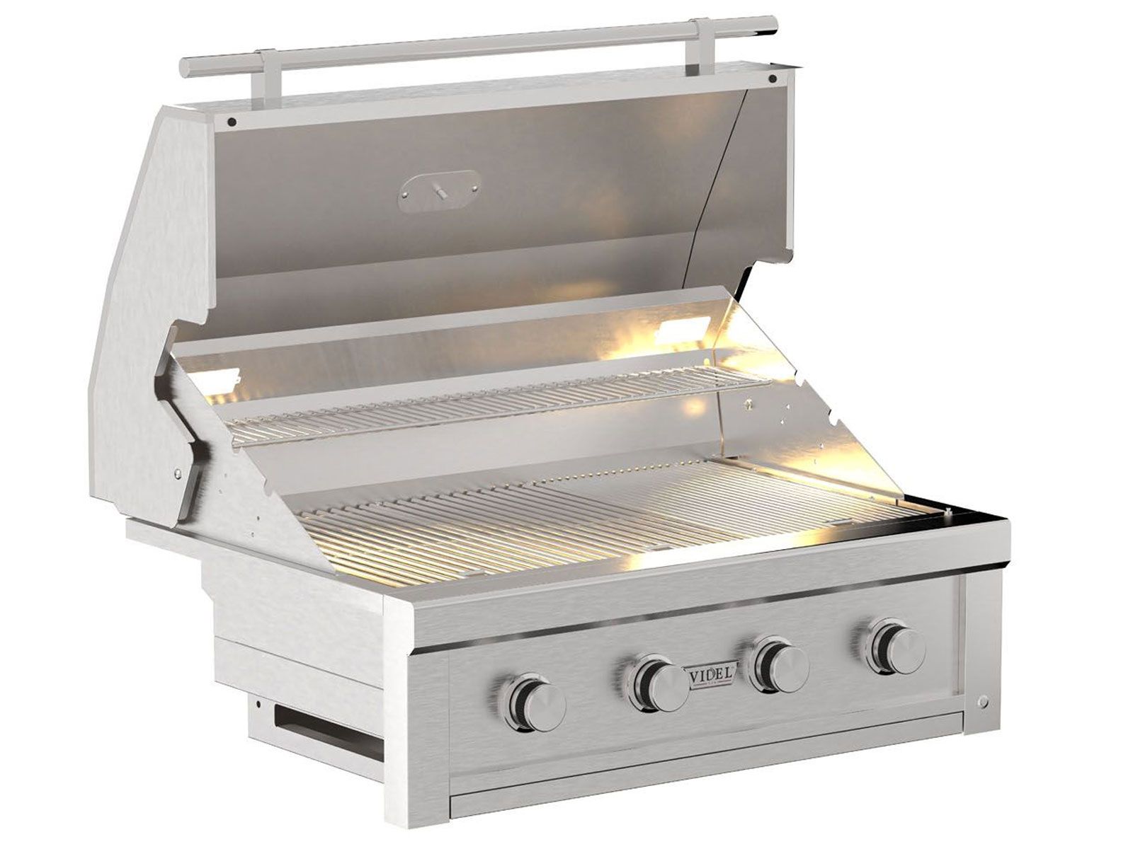 Videl 11-Ft Outdoor Kitchen Island with Gran Fuego 36-Inch 4-Burner Gas Grill