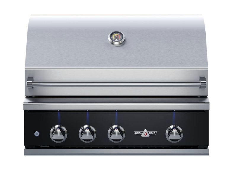 Challenger Designs 7-Ft Outdoor Kitchen Island with 32-Inch Delta Heat Gas Grill