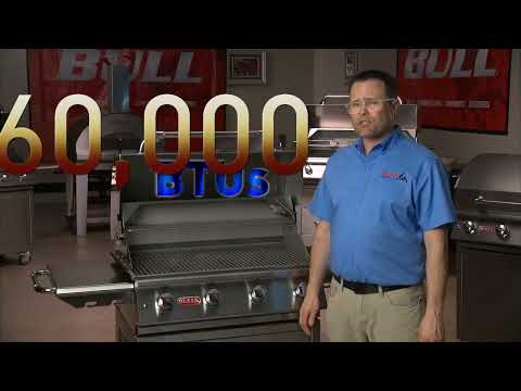Bull Lonestar Select 30-Inch 4-Burner Built-In Gas Grill