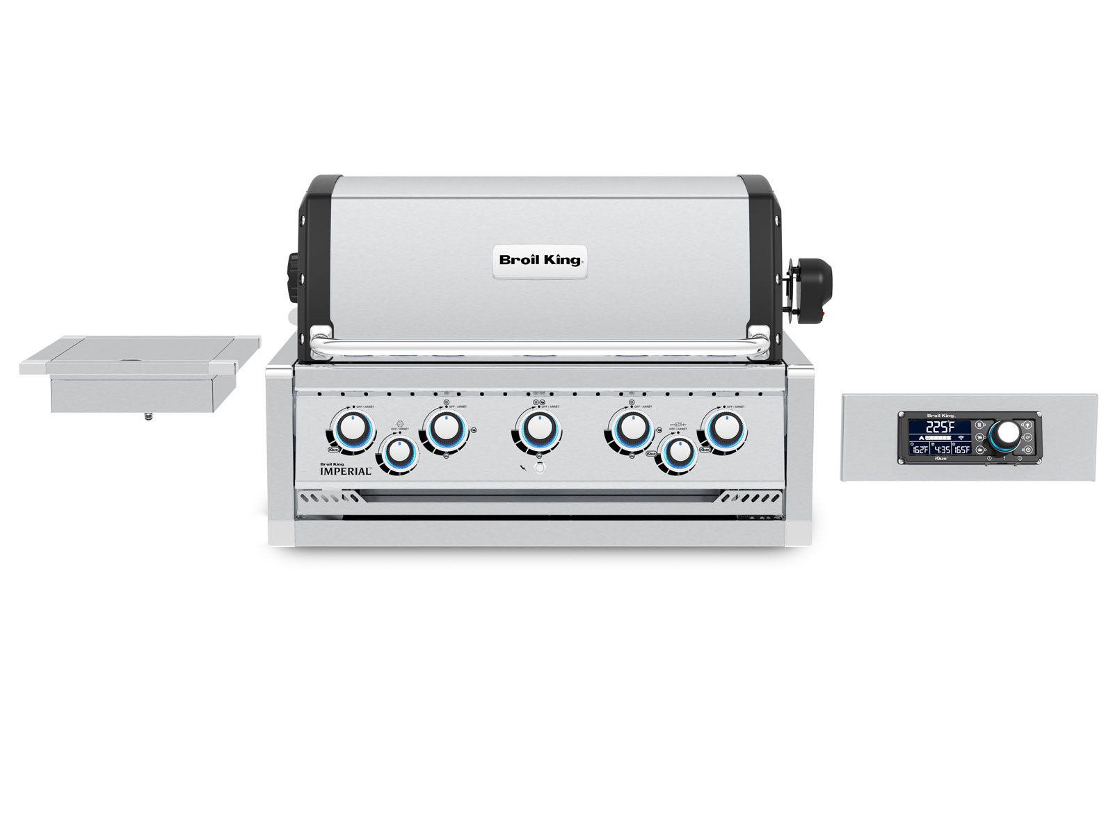 Broil King Imperial QS 590i 5-Burner Gas Grill Island With Rotisserie & Side Burner & iQue™ Technology Control