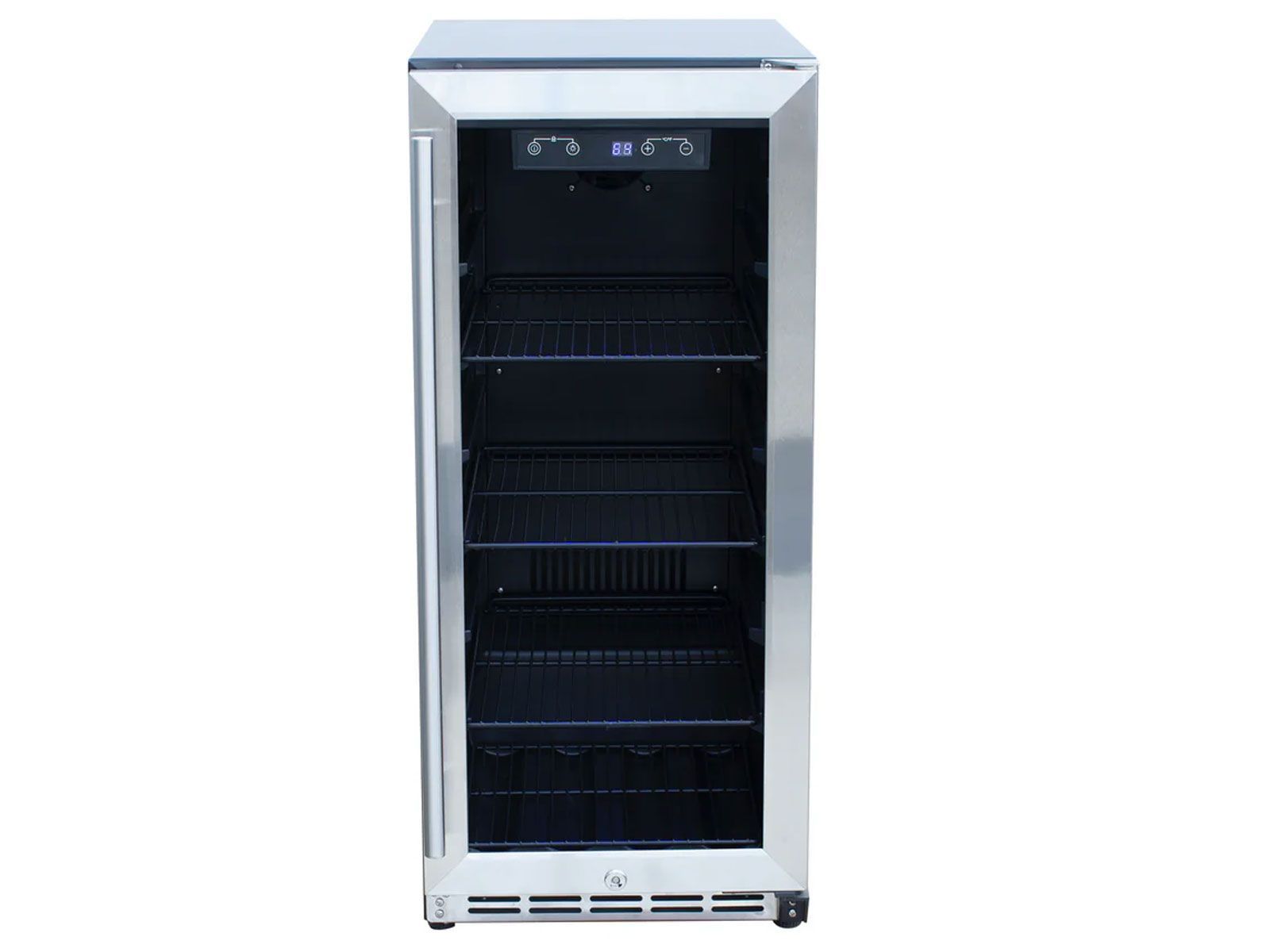 Summerset 15-inch Outdoor Rated Fridge with Glass Door