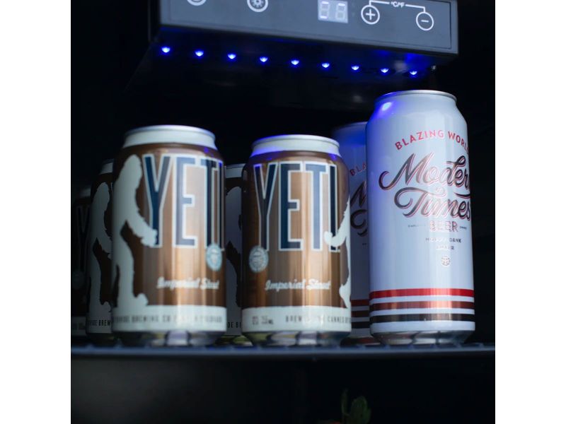 Summerset 15-inch Outdoor Rated Fridge with Glass Door