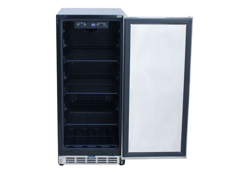 Summerset 15-inch Outdoor Rated Fridge with Stainless Door