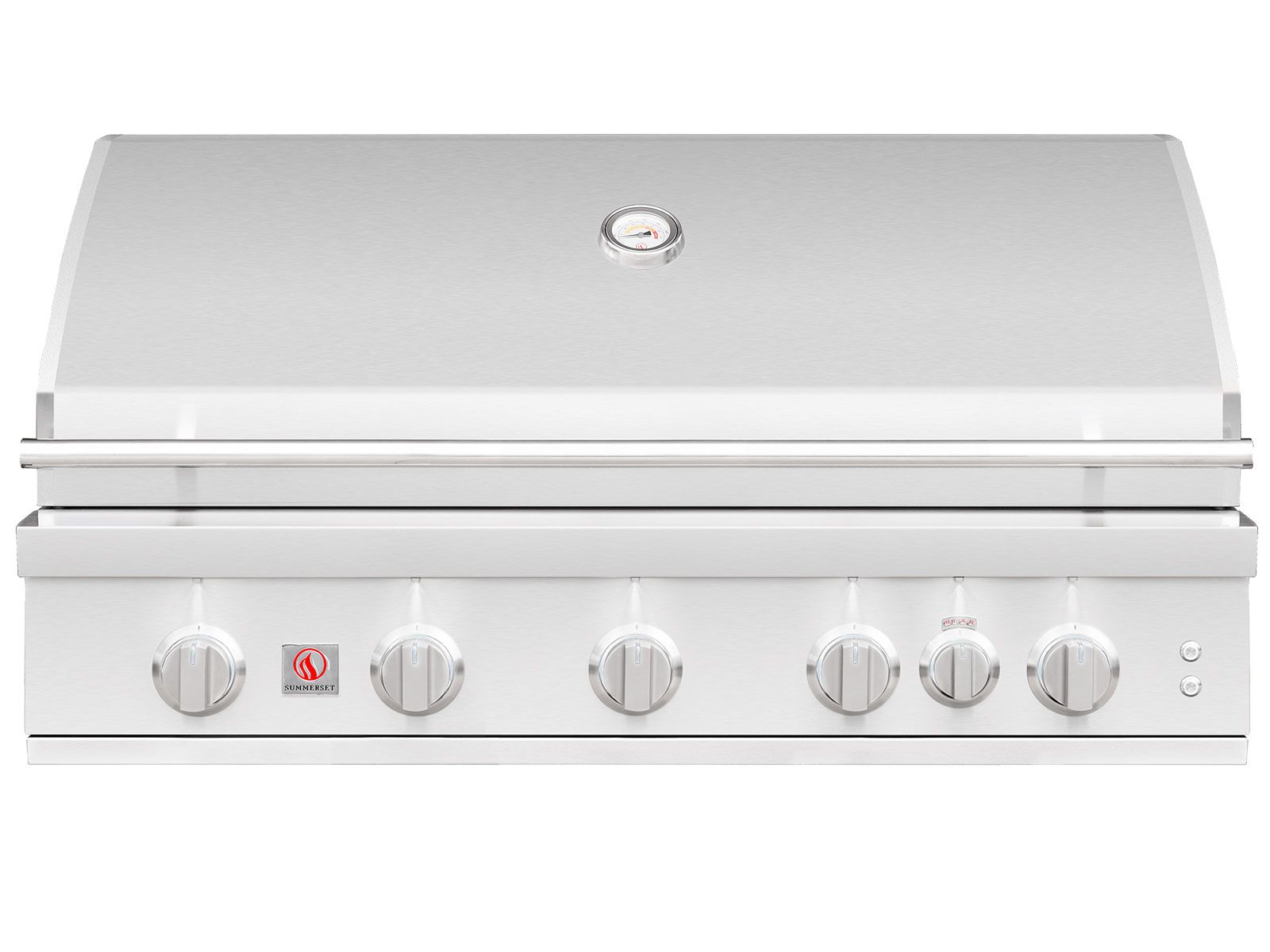 Summerset Sizzler Pro 40-Inch 5-Burner Built-In Gas Grill With Rear Infrared Burner