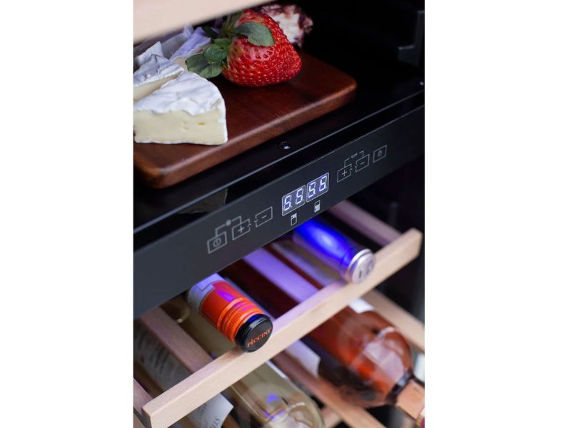 Summerset 24-Inch Outdoor Rated Dual Zone Wine Cooler
