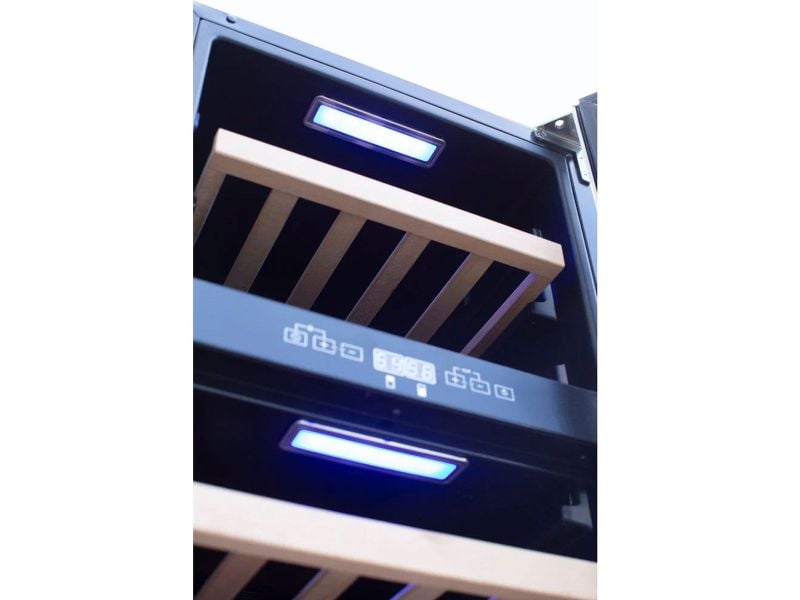 Summerset 15-Inch Outdoor Rated Dual Zone Wine Cooler