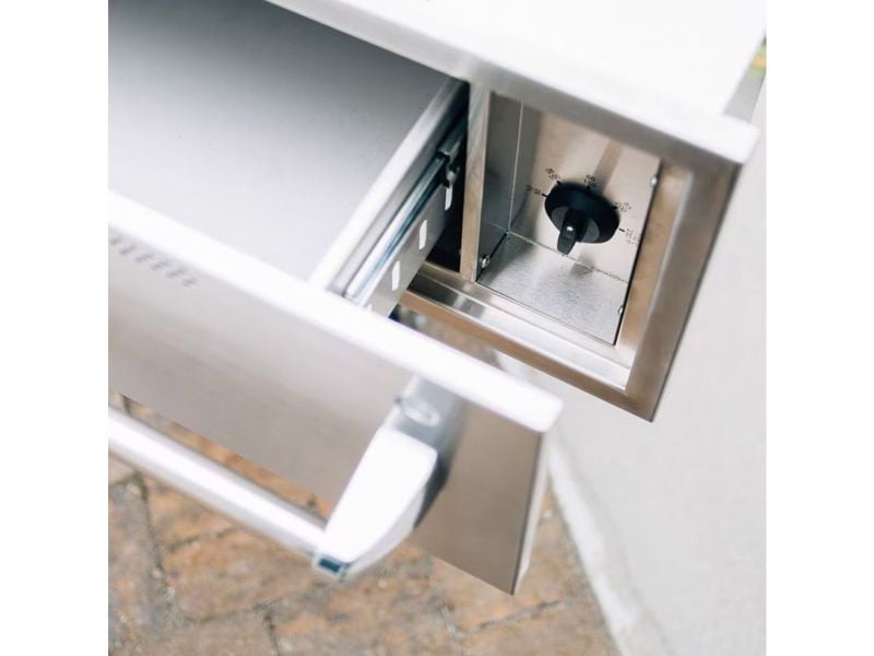 Summerset 36-Inch Built-In 120V Electric Outdoor Warming Drawer