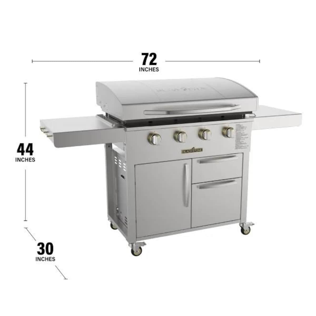 Blackstone Select 36-inch 4-Burner Freestanding Flat Top Propane Gas Griddle with Cabinet (6008)