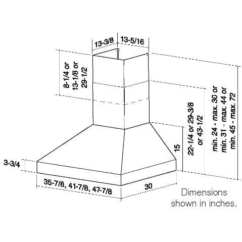 Duct Cover, Small 8'–8'6" Ceilings - C1FLUE8