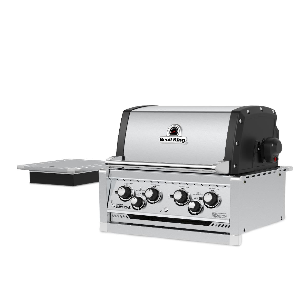 Broil King Imperial S490 4-Burner Built-In Gas Grill With Rotisserie & Side Burner