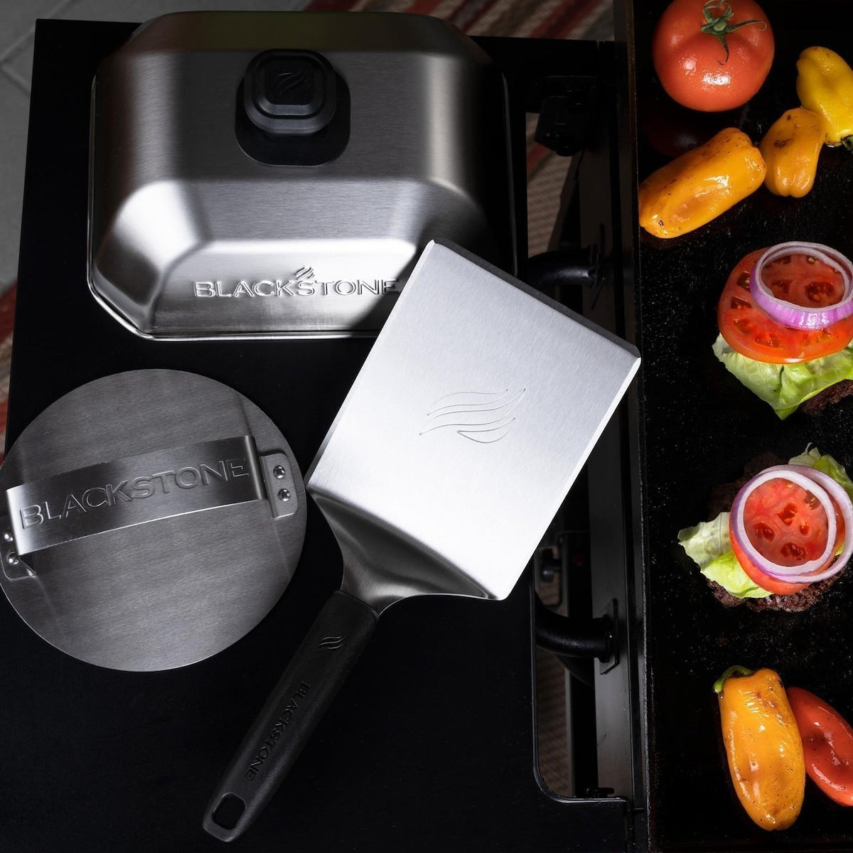 Blackstone Select 28 Inch Griddle W/ Cabinet, Hamburger & Cleaning Kit (6009 + Accessories)