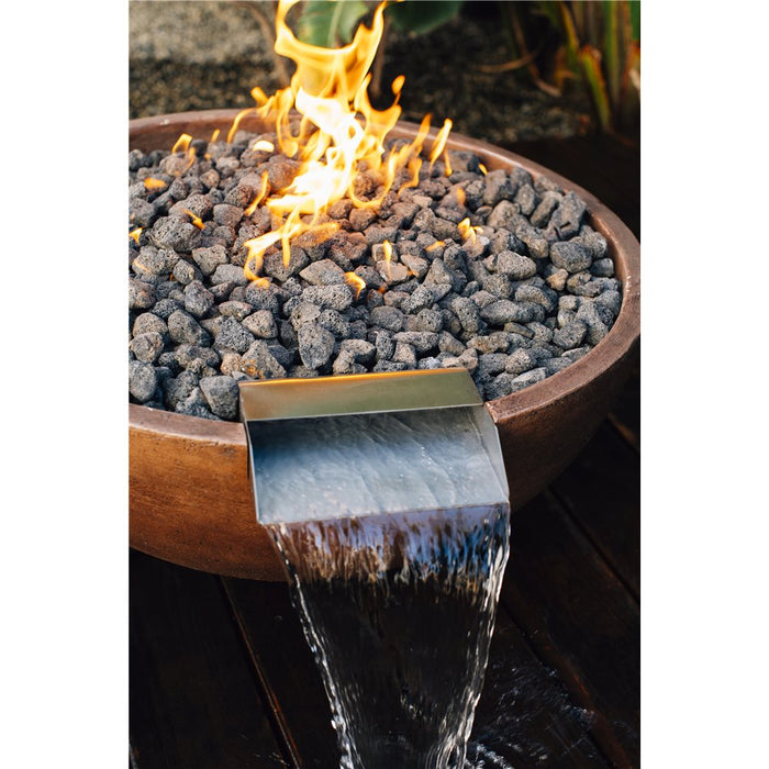 Brown Adobe Fire & Water Bowl