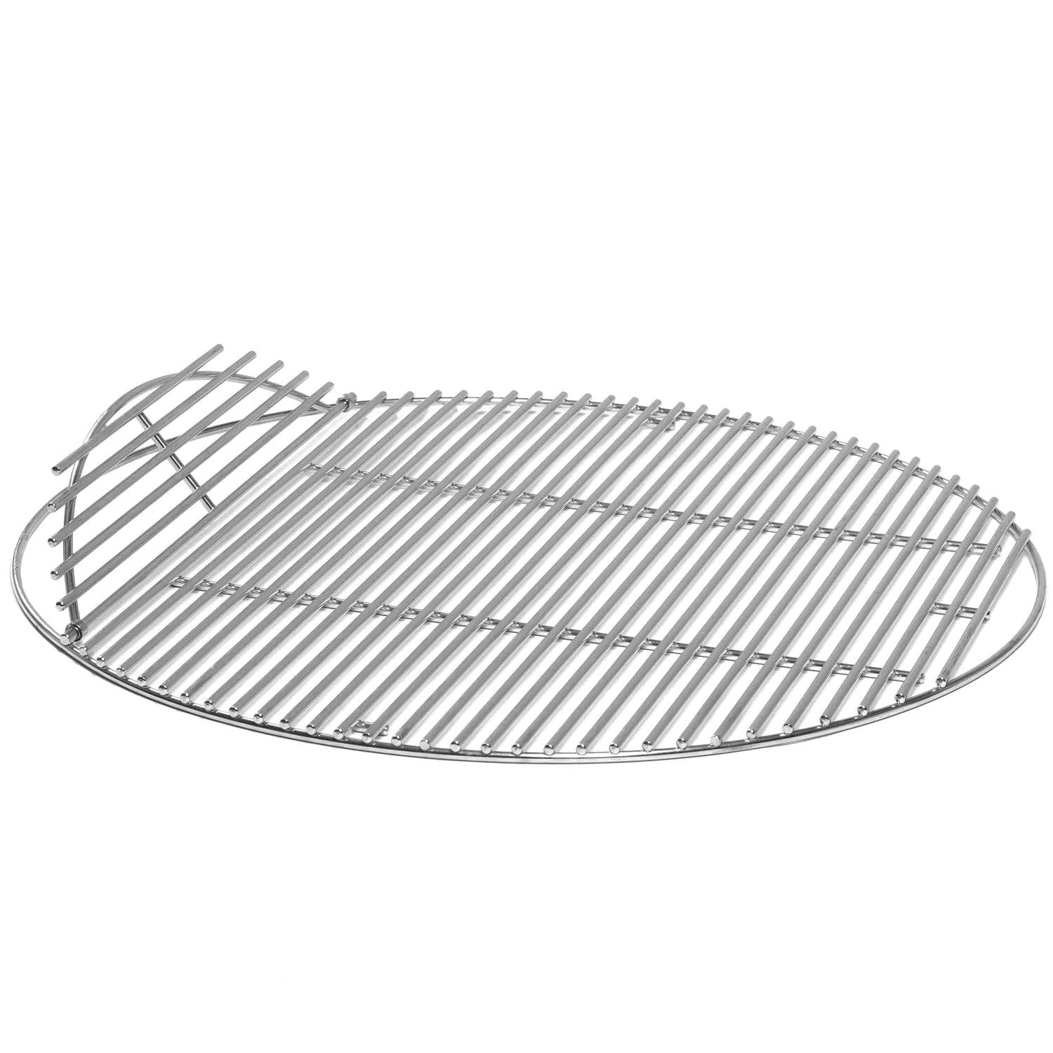 Premium Stainless Steel Half Rack Grate for Oval Large Grills