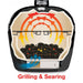 Versatile Primo Oval XL 400 Ceramic Kamado Grill with Steel Cart