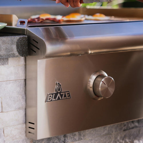 Blaze LTE+ 30-Inch Built-in Griddle w/Lift-Assist Hood